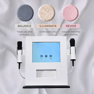 Newest 3 In 1 Oxygen Facial Machine CO2 Bubble Exfoliate Infuse Oxygenate Facial EnoRevive Hydra Oxygen Facial Machine pods
