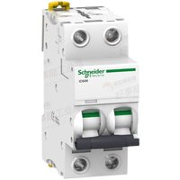 A9F74216 Interruptor Automático Miniatura (MCB) de 2 Polos y 16A, Característica de Disparo Tipo C