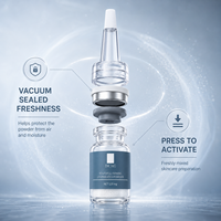 DRHG Ensemble de soins de la peau au collagène et aux peptides, ampoule en poudre lyophilisée raffermissante pour jeunesse, 5 ml, 5 flacons