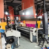 Tissage de tapis de porte en raphia de la meilleure qualité, 280 cm, avec système électronique de rembobinage et de débobinage, métier à tisser jacquard à alimentation hydraulique