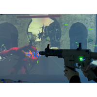Meilleur logiciel de projection murale 3D de haute qualité Projecteur d'hologrammes pour enfants Jeux de tir pour aire de jeux intérieure