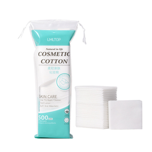 Tampons de coton cosmétiques carrés jetables Ultra-minces B1047 500 pièces pour femmes visage Spa démaquillant Nail Spa Ultra-Best coton Pad - Product Image 1