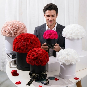 Rose Eterne di Lusso HFloral OEM/ODM, Fiori Preservati in Confezione Regalo <span class=keywords><strong>per</strong></span> San Valentino e <span class=keywords><strong>Festa</strong></span> <span class=keywords><strong>della</strong></span> <span class=keywords><strong>Mamma</strong></span> - Product Image 4