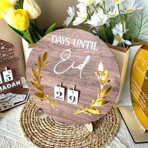 Nuevo diseño acrílico Ramadán Adviento calendario regalos Día de los días de Ramadán hasta Eid cuenta regresiva Mubarak Decoración - Product Image 4