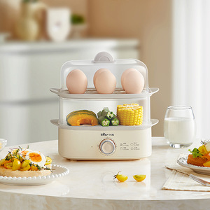 Vaporera eléctrica Little Bear ZDQ-K12H1, cocedor de huevos multifuncional para el hogar con temporizador y función de reserva - Product Image 2