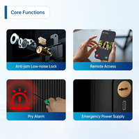 Cerradura Inteligente para Puerta con WiFi Tuya, Cerradura Biométrica sin Llave, Entrada sin Llave, Contraseña Digital, Tarjeta Inteligente