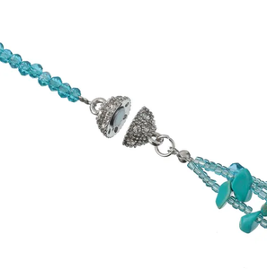 Collier à plusieurs brins avec perles, fermoir magnétique, superposé, unisexe, tendance, bijoux à la mode, cadeau - Product Image 4