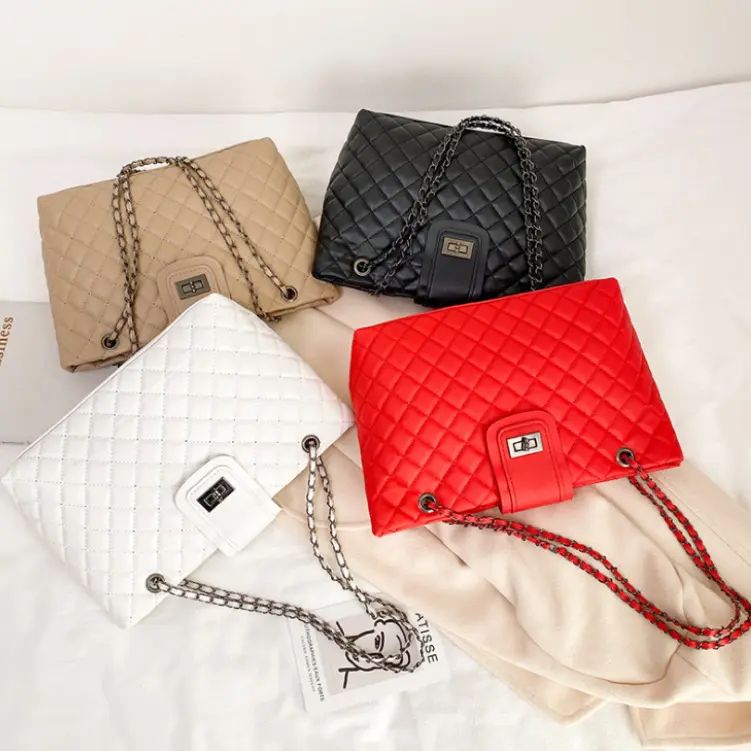 Wholesale Cheap Purse Large Capacity Tote Bag Women Chain Handbags Female Shopping Travel Shoulder Bags