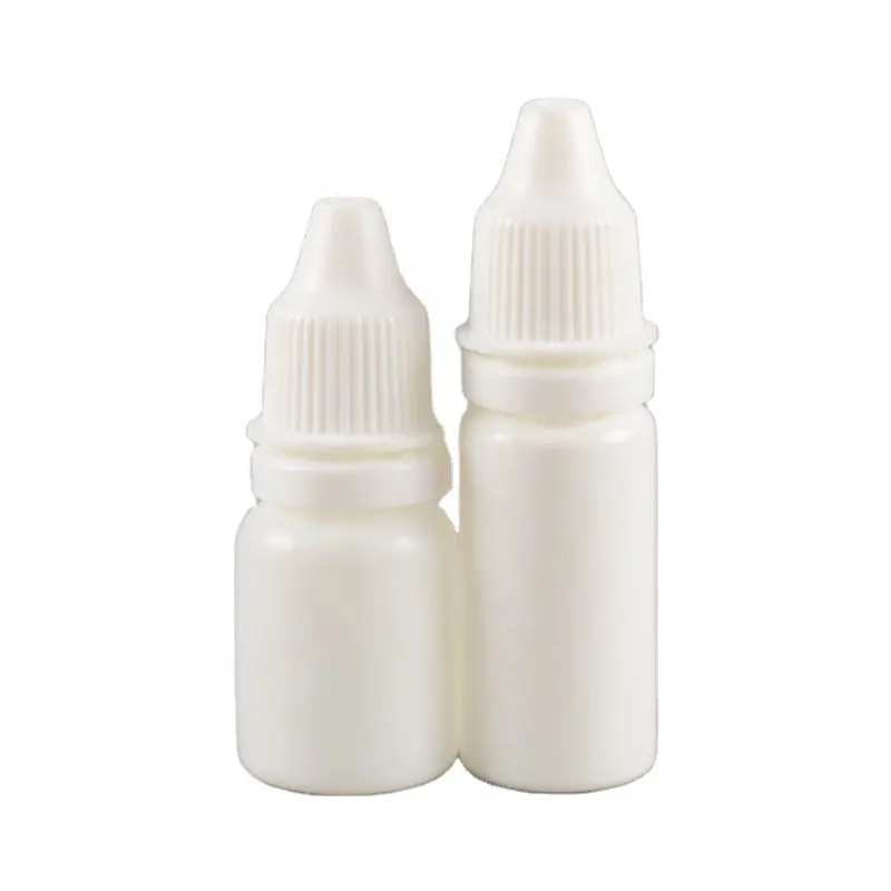 10ml 30ml एचडीपीई आँख dropper बोतल 15 ml प्लास्टिक सफेद खाद्य छेड़छाड़ सबूत नोक टिप