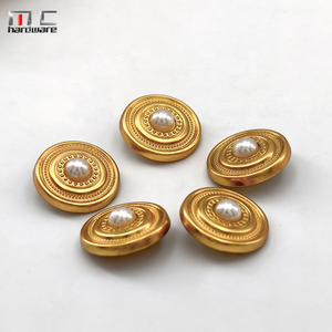 Botón <span class=keywords><strong>de</strong></span> Aleación <span class=keywords><strong>de</strong></span> Zinc con Vástago para Chaqueta, Abrigo, Cárdigan, Suéter Casual, Uniforme, Traje, Estilo Vintage, con Relieve - Product Image 5