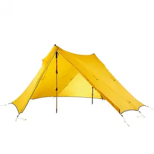 Ярко-желтые палатки, Всесезонная палатка для кемпинга, популярная уличная палатка, навес и ветрозащитный укрытие от солнца
