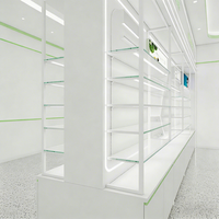 XINYI Vitrine Murale LED Personnalisable Haut de Gamme pour Lunettes, Anti-Poussière, Écologique, Meuble de Rangement pour Lunettes de Soleil pour Centres Commerciaux
