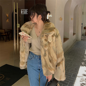 2022 giacca invernale da donna in <span class=keywords><strong>pelliccia</strong></span> cappotti corti giacca di scarto di coniglio cappotto Outwear giacca di <span class=keywords><strong>pelliccia</strong></span> - Product Image 1