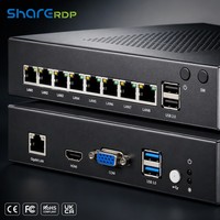 Sharerdp FL900G 薄型客户端 RK3568 Cortex A55 2.0GHz Mali G52 GPU Android WiFi 8千兆网卡工业防火墙边缘网关电脑