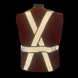 Gilet de sécurité à 5 points de fixation CITICITYHi Vis avec dos réfléchissant en forme de X et poches, conforme aux normes ANSI - Product Image 4