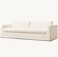 Ensemble de canapés en tissu moderne, durable et écologique, personnalisé, avec rembourrage en éponge et housse amovible pour le salon