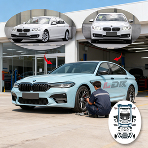 F10ได้ถึง G30 M5สำหรับ BMW <span class=keywords><strong>5</strong></span>ชุด G30 M5การปรับโฉมรถยนต์แบบปลั๊กแอนด์เพลย์พร้อมไฟหน้า LED กันชนไฟท้าย - Product Image 1