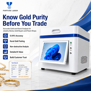 Machine de test de l'or 350Y pour bijouterie, analyseur de pureté en carats, outil d'identification des véritables perles - Product Image 2