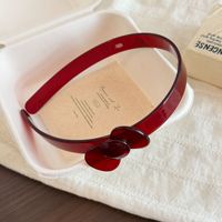 Serre-tête YJL personnalisé de haute qualité avec nœud papillon en acétate, antidérapant, rétro, élégant et tendance pour femme