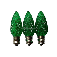 G100Power Extérieur de qualité commerciale Polycarbonate Opticore C9 LED Orange Ampoules de Noël SMD pour éclairage de vacances