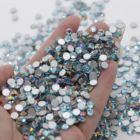 XULIN Vente en gros SS6 SS8 SS10 SS12 SS16 SS20 SS30 Strass en verre à dos plat ronds en vrac