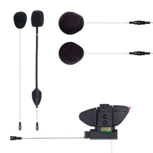 Kit de Audio Profesional Midland Bt para Motocicleta, Auriculares Intercomunicadores con Micrófono y Cubiertas de Espuma para Comunicación en el Casco - Product Image 1