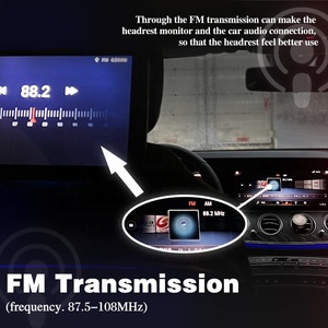 Nouvel écran de divertissement pour siège arrière de voiture Android 12 4K de 10,2 pouces, moniteur universel pour voiture - Product Image 3