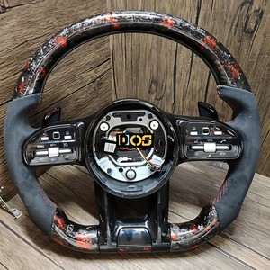 Volant en carbone forgé pour Mercedes-Benz 809 W205 W221 GLE W166 C292 W463 W447 Classe A-B-C-E <span class=keywords><strong>GLA</strong></span> - Product Image 1