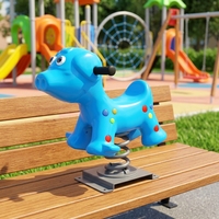 Cheval à bascule personnalisé pour enfants, en forme de différents animaux, pour aire de jeux extérieure de parc