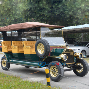 รถยนต์ไฟฟ้าวินเทจคลาสสิก Zhenda รุ่นยอดนิยม พร้อมสีสันปรับแต่งได้ 8 ที่นั่ง สำหรับใช้ในสวนสาธารณะ/งานแต่งงาน/งานแสดงสินค้า - Product Image 2