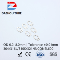 Hypotube CNC avancé ASTM de qualité médicale, résistant à la corrosion, en acier 304L, soudé, usiné, pour le débit de fluides aérospatiaux, vente en gros