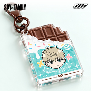 จอยูธ ของแท้ลิขสิทธิ์จาก <span class=keywords><strong>SPY</strong></span> <span class=keywords><strong>X</strong></span> <span class=keywords><strong>FAMILY</strong></span> พวงกุญแจอะคริลิคตัวละครอนิเมะ รูปทรงช็อกโกแลต ของสะสม ขายส่ง - Product Image 1