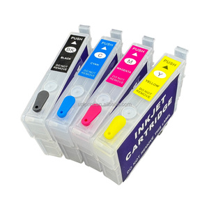 <span class=keywords><strong>Cartouche</strong></span> d'encre rechargeable T604XL pour imprimantes <span class=keywords><strong>Epson</strong></span> XP-2200 <span class=keywords><strong>2205</strong></span> 3200 3205 4200 4205 WF-2910 2935 2930 avec puce ARC T604 604 - Product Image 1