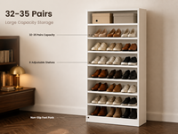 Meuble à chaussures pliable moderne de luxe en chêne, gain de place, style italien et nordique