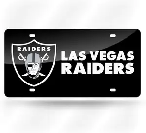 Las Vegas Raiders NFL American Football Wall Sign Decoration Car Licence Plate
