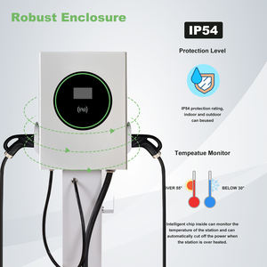 Cargador <span class=keywords><strong>de</strong></span> Vehículos Eléctricos <span class=keywords><strong>de</strong></span> Corriente Continua a Precio <span class=keywords><strong>de</strong></span> Fábrica, 20kw 40kW 60kW, Montado en la Pared, OCPP 1.6, CE IP54, Estación <span class=keywords><strong>de</strong></span> Carga Rápida para Estacionamientos Comerciales - Product Image 4
