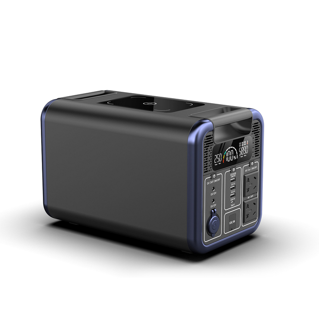 1200W Portable Power Station Power Generator Ternary Lithium Battery Pure Sine Wave AC/DC/USB Flashlight Outdoor Activity