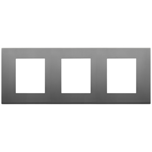 Satin Stainless Steel <b>Plate</b> 23.7 X 9.2 X 1.7 Wall <b>Switch</b> Cover 3 Gang - Product Image 1
