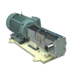 15HP 11KW ZB3A-100 Aço Inoxidável SS304 <span class=keywords><strong>Tri</strong></span> Lóbulo Rotor Lóbulo Bomba Com Transferência De Alta Viscosidade Líquido - Product Image 6