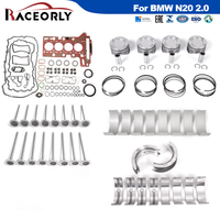 RACEORLY 11258606459 11127620697 Kit de Válvulas de Reconstrucción de Motor CR10:1 para BMW 328i 428i X3 F30 2012-2017 N20 2.0