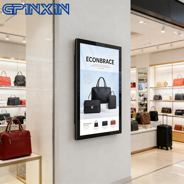 15 21 32 43 Inch 4K Video Wall Mounted Digital Signage Android Monitor Advertising Kiosk Menu Board Player LCD Display HD Screen