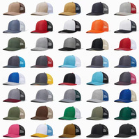 Gorra Deportiva Personalizada con Logotipo, Gorras de Béisbol Lisas, Gorras de Malla Richardson 112, Gorras Trucker Curvas de 6 Paneles con Cierre a Presión