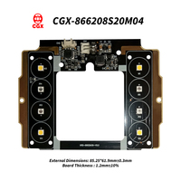 Accessoire de caméra de sécurité CCTV, carte PCBA à double spectre infrarouge et lumière blanche 3030 IR, 850 nm 940 nm, panneau de vision nocturne personnalisé