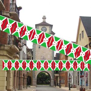 Wholesale Custom <b>Flag</b> 5.5x8 Inches Burundi String Bunting Pennant <b>Flags</b> for Indoor and Outdoor Decoration 20pcs/set - Product Image 3