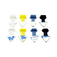 Bouchon anti-poussière universel en silicone Type-C multicolore pour iPhone et Android
