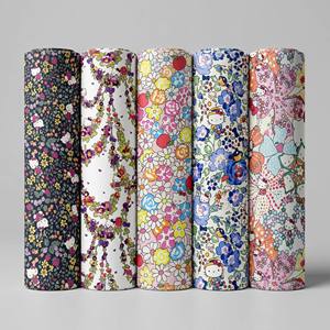 Tissu Popeline 100% Coton 80S, Impression Numérique Personnalisée, Motif Dessin Animé, Vente en Gros, Faible MOQ, Écologique, Biologique, pour <span class=keywords><strong>Robe</strong></span> et Pyjama Enfant - Product Image 1