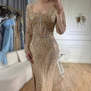 <span class=keywords><strong>ชุด</strong></span><span class=keywords><strong>ราตรี</strong></span>นางเงือก<span class=keywords><strong>แขน</strong></span><span class=keywords><strong>ยาว</strong></span>ประดับลูกปัดสำหรับผู้หญิง2025<span class=keywords><strong>ชุด</strong></span><span class=keywords><strong>ราตรี</strong></span>ชุดปาร์ตี้<span class=keywords><strong>เปิด</strong></span>โล่งสำหรับ LA72518เขาที่เงียบสงบ - Product Image 2