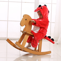 Tonwtar jumpsuit hewan anak laki-laki perempuan desain baru OEM flanel musim dingin Onesie Romper Natal anak-anak