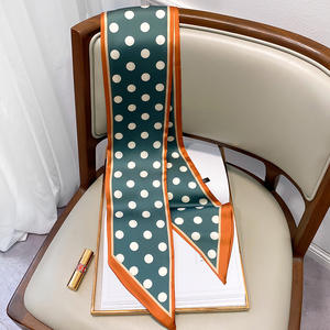 15*150厘米多功能女窄长围巾缎面领巾优雅时尚发型女领带定制 - Product Image 5