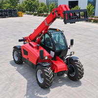 Landwirtschaftlicher Teleskoplader SW3507 3500kg 6,95m Hubhöhe 76KW für Futterhof